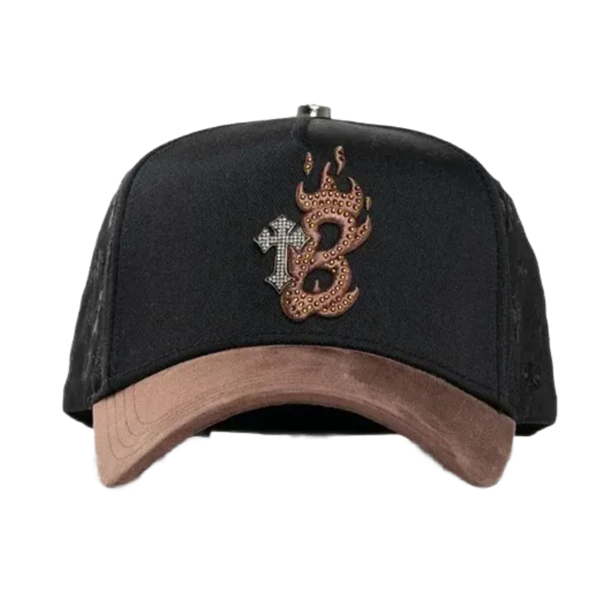 BARBAS HATS "B STAR BROWN"