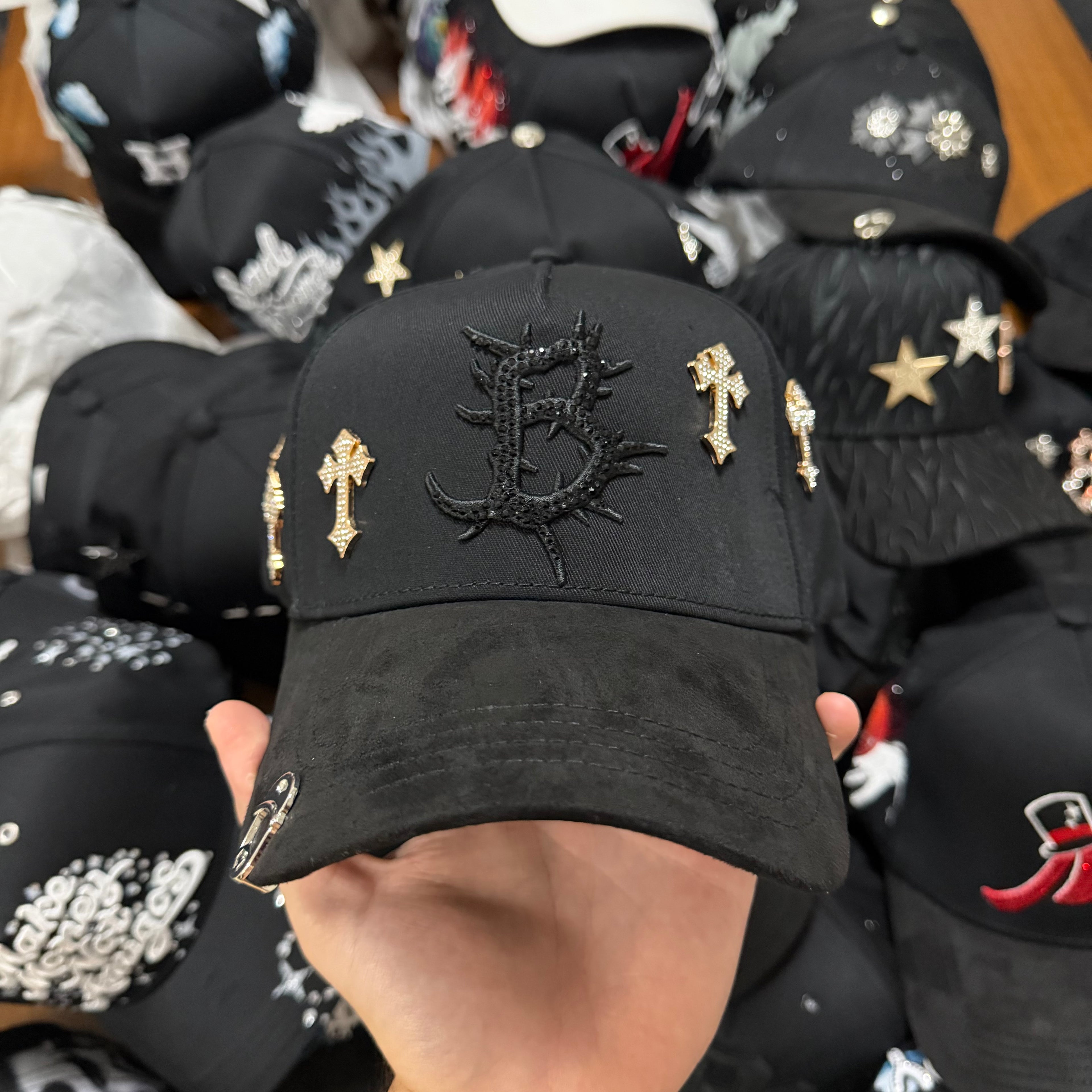 BARBAS HATS "B CROSS 24K"