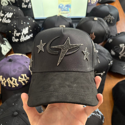 BARBAS HATS "GALAXY TOTAL BLACK"